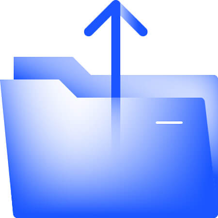 Icon Ordner Upload