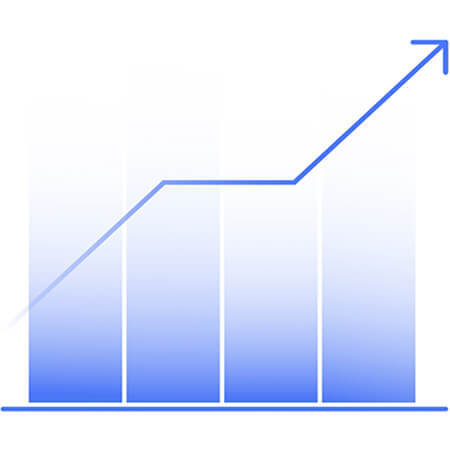 Icon Wachstum Steigende Statistik