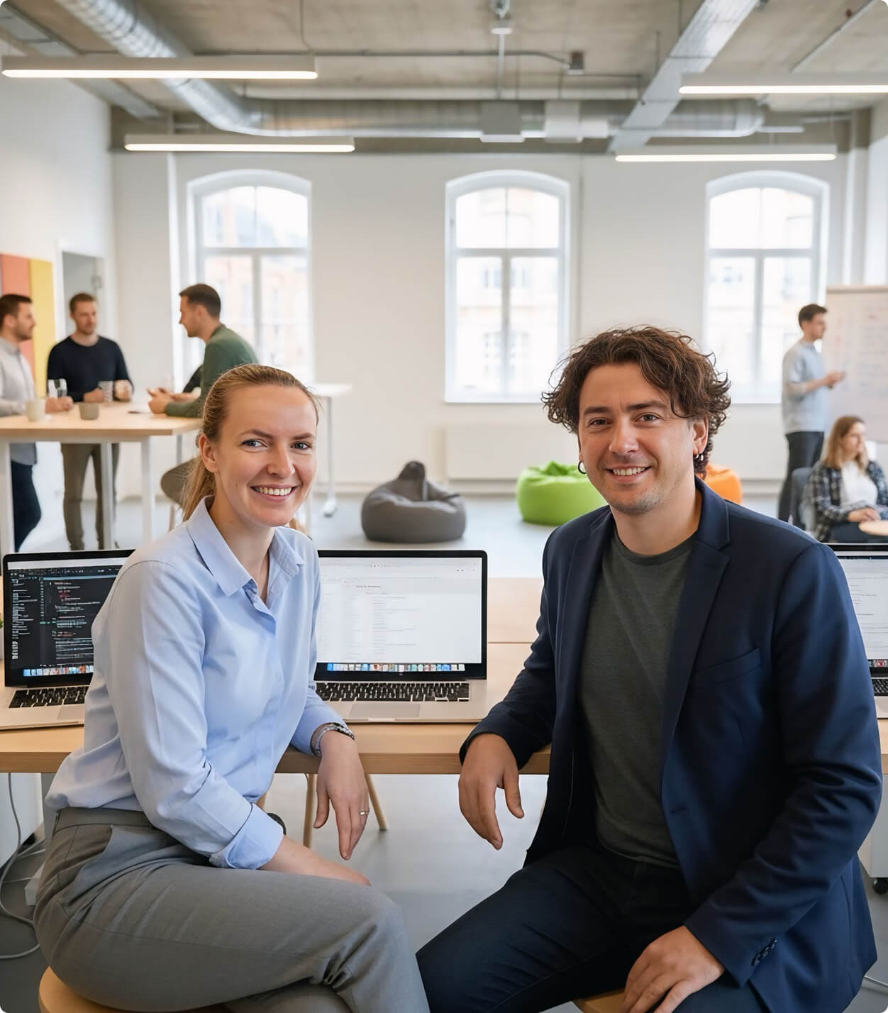 Teamarbeit Startup Büro Moderne Umgebung